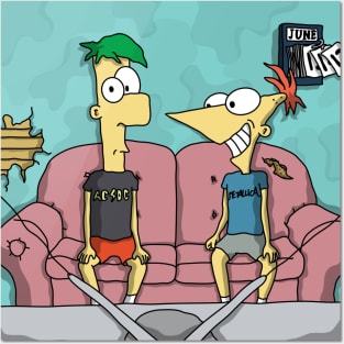 Phineas & Butthead Posters and Art